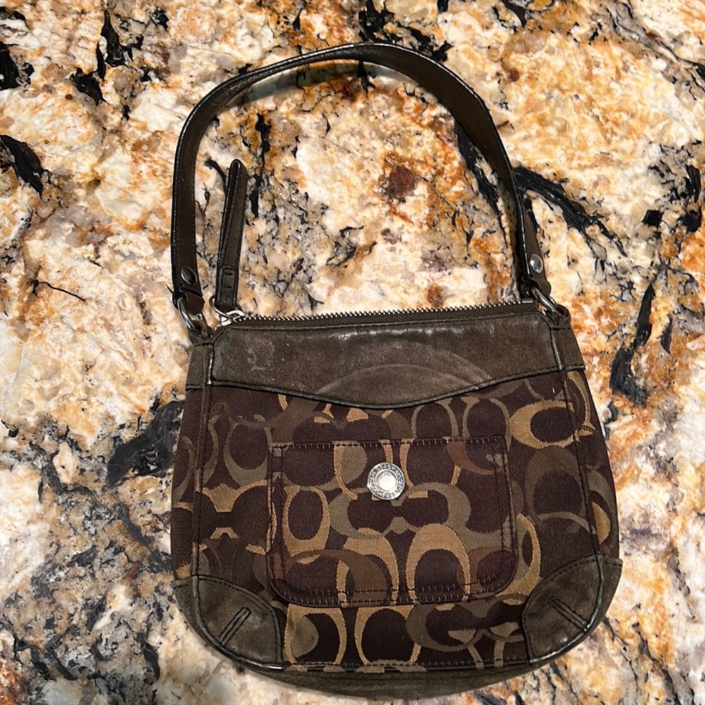 Coach camp color mini purse